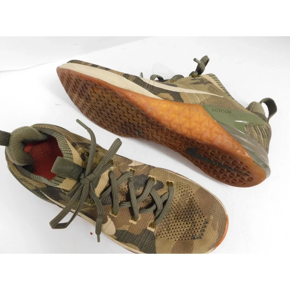Nike Shoes Metcon DSX Flyknit  Army Camo Olive Green 924423-300 Mens 10.5 M